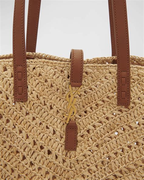 ysl raphia|SAINT LAURENT TOTE IN RAFFIA .